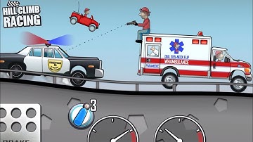 Hill Climb Racing | Gameplay Walkthrough Part 11 | Police Car (iOS, Android)