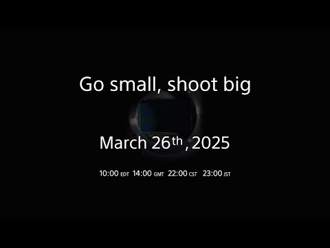 New product announcement on March 26th, 2025 | Sony