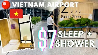 $7 Airport Sleeping Pods In Vietnam | Ho Chi Minh Airport Layover
