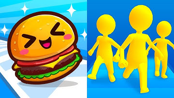 Food Run vs Join Clash 3D Walkthrough Max Gameplay BMG61