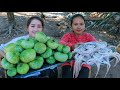 Yummy Octopus Stir Fry Tomato Recipe - Eating Octopus With Tomato - Cooking With Sros