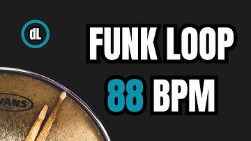 Funk Drum Groove Loop 88 BPM