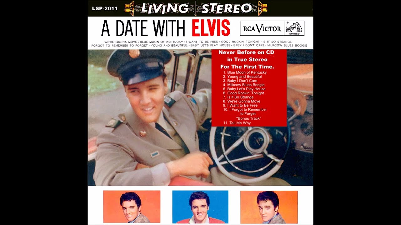 A DATE WITH ELVIS ALBUM & BONUS TRACK 1959 STEREO 4. Milkcow Blues Boogie