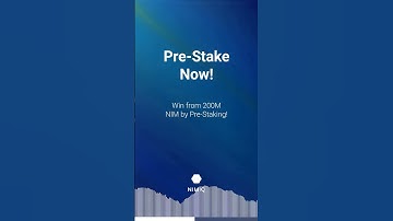 Win from 200M NIM by Pre-Staking!