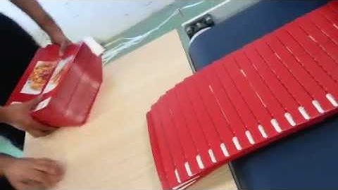 Greece Four Corner Box Folder Gluer Machine make Cardboard Paper Carton box 4& 6 corner 希腊四角盒视频