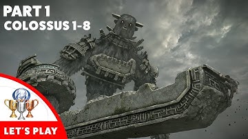 Shadow of the Colossus PS4 Remake Playthrough [Part1] Colossus 1-8