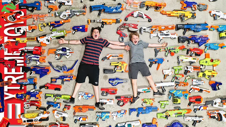 Saying Goodbye to the Old Nerf Arsenal. Ethan and Cole Remember Nerf Blasters.