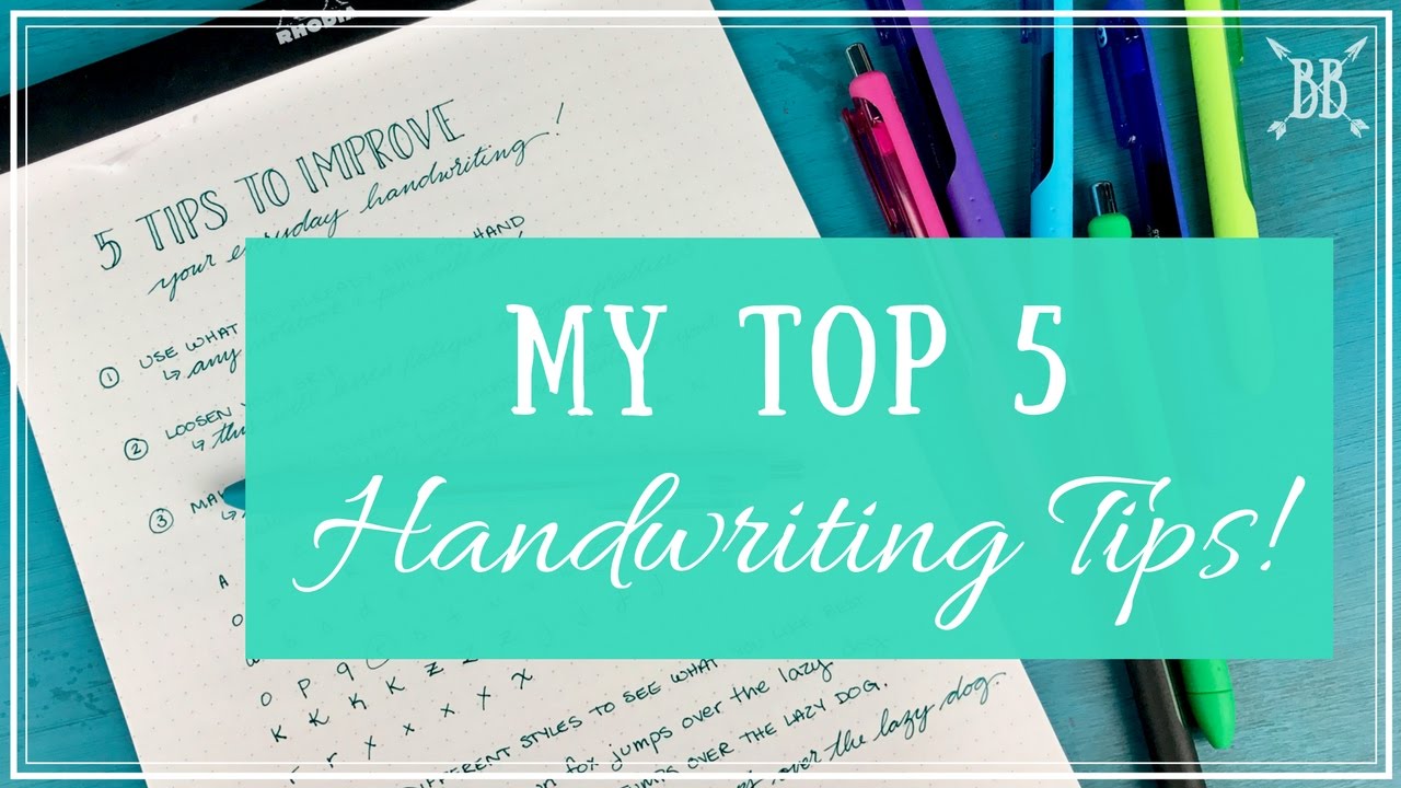 Tips to Improve Handwriting