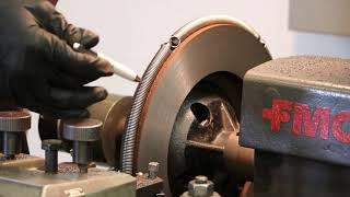 How to use a brake lathe