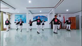 Carmelita Cha Cha - Line Dance / Demo : IIK Perumda Tirta Musi Palembang