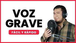 ✅ Cómo tener VOZ GRAVE - Mejora tu voz 🎤