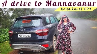 Mannavanur|Kodaikanal to Mannavanur Scenic drive through Forest Rain &Mist|Kodaikanal Tourist places