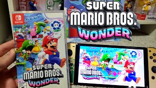 Super Mario Bros. Wonder Unboxing and Gameplay