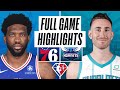 Philadelphia 76ers vs. Charlotte Hornets Full Game Highlights | December 8 | 2022 NBA Season