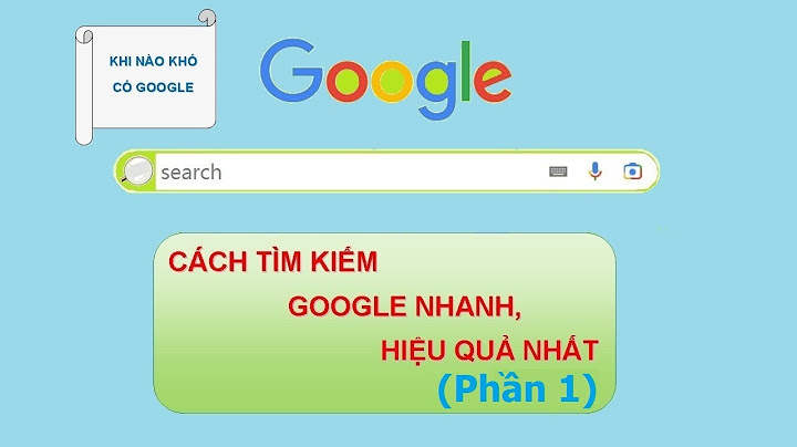 Toán tử tìm kiếm được sử dụng bởi google