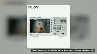 OWON XSA1015P-TG XSA1032P-TG Spectrum Analyzer 9KHz-3.2GHz 1Hz Resolution Multi-touch Screen EMC USB