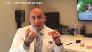 What is an immediate denture? | Daniel Daniel Dentistry
