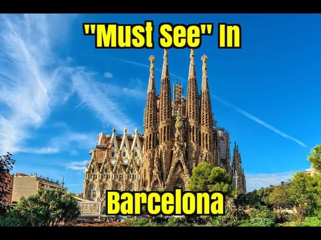 The one thing you MUST SEE in Barcelona Spain. De La Sagrada Familia.  Massive Cathedral by Gaudi