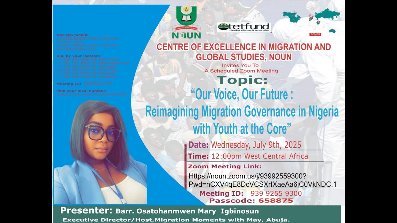 Centre of Excellence in Migration and Global Studies, NOUN