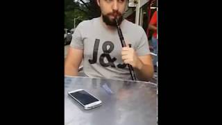 Smoking from Hookah with Turkish Friend