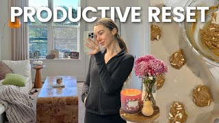 Productive Fall Reset 🍂🍵 staying balanced, ag1 morning routine, healthy hacks