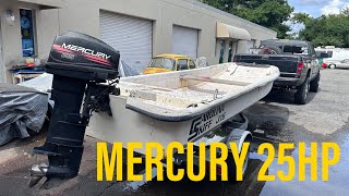 Buying a Mercury 25XD 2 Stroke For my FREE CAROLINA SKIFF