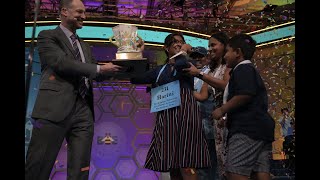 2022 Scripps National Spelling Bee Winning Moment