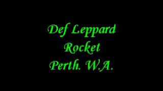 Def Leppard - Rocket - 17th - Oct - 2010