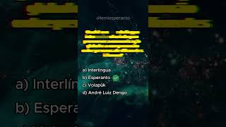 3 Perguntas em Esperanto📝 #shorts #esperanto #cultura #desafios