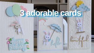 3 Adorable cards / Spellbinders little haul