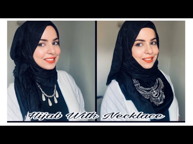 how to wear jewellery with hijab