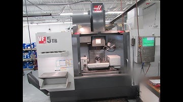 Haas VF-5/50TR 5-Axis CNC Vertical Machining Center w 210mm Built-In Trunnion Table And More!
