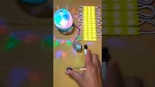 Mini Gear Box Coreless Motor Powers DJ Disco Light & 15 LEDs 😱⚡ #shorts #exposavvy #tending #explore