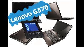 Lenovo g570 установка SSD