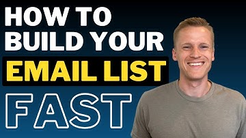 How to Build an Email List Fast and for Free (Get Your First 1000 Email Subscribers)