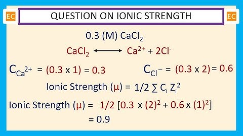 OQV NO – 219 Determination of the ionic strength of the solution of 0.3 (M) CaCl2.