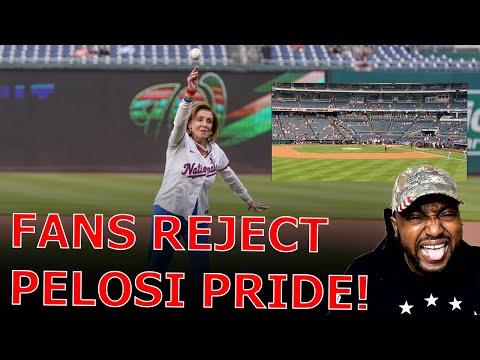 Nancy Pelosi Throws PATHETIC First Pitch In EMPTY Stadium For Nationals LGBTQ PRIDE Night!