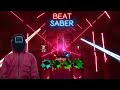 Pink soldiers  squid game  beat saber shorts