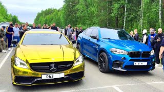видео: ЗОЛОТОЙ БАНАН AMG CLS 63 vs BMW X6M vs BMW M550 vs AUDI A8 st.2 + BMW 340 vs Audi A3 + Mercedes E400 картинка: ЗОЛОТОЙ БАНАН AMG CLS 63 vs BMW X6M vs BMW M550 vs AUDI A8 st.2 + BMW 340 vs Audi A3 + Mercedes E400