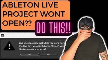 Ableton Project Not Opening? Here’s How to Fix It!