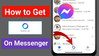 How to Get Meta Ai Chat On Messenger 2024 | Enable Meta Ai On Facebook Messenger | Messenger Meta Ai