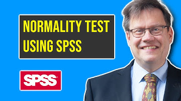 Normality test using SPSS: How to check whether data are normally distributed