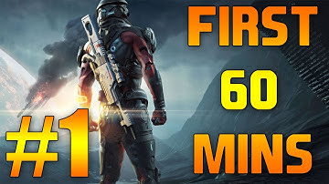 Lets Play Mass Effect Andromeda [01] First Hour | 60 minutes | Gameplay Walkthrough 1080p 60FPS