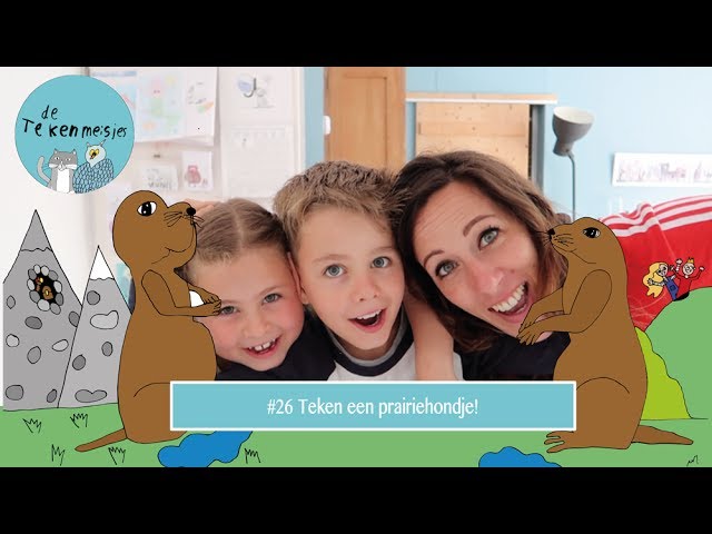 #26Teken een prairiehondje!