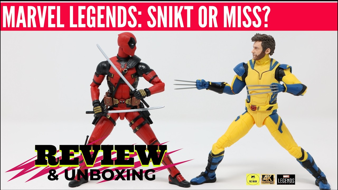 Marvel Legends Deadpool and Wolverine Review & Unboxing | Action