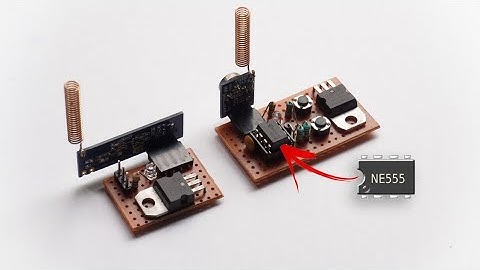 NE555 IC and 433Mhz Module Based Wireless Servo Motor Controller
