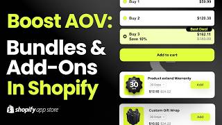 How to Create Powerful Bundle Upsells & Add-Ons in Shopify | Increase AOV for Your Store