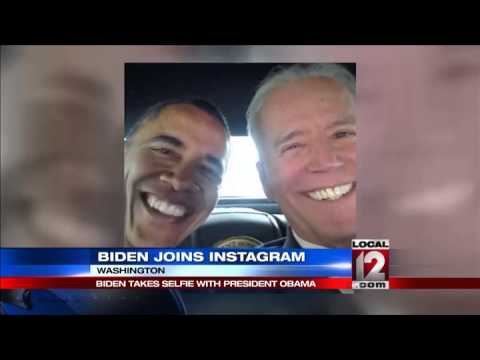 Obama Biden Selfie