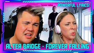 Millennials React to Alter Bridge - Forever Falling Lyrics | THE WOLF HUNTERZ Jon and Dolly