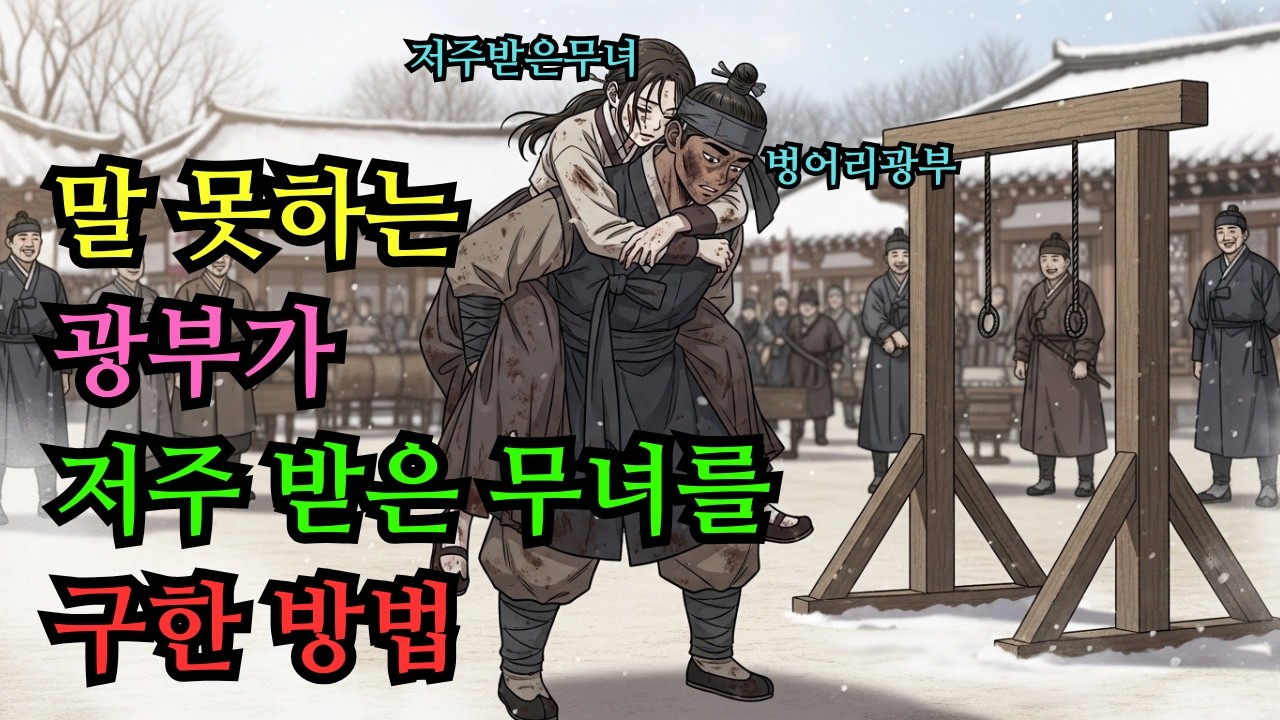 서른 냥으로 저주받은 무녀를 산 벙어리 광부의 선택ㅣ설화,야담,민담,전설,옛날이야기,수면동화